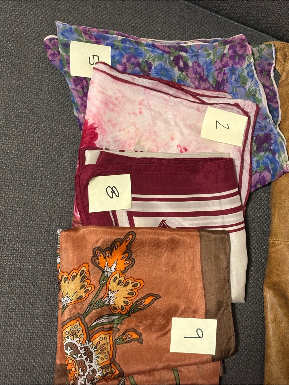 Silk vintage scarf bundle